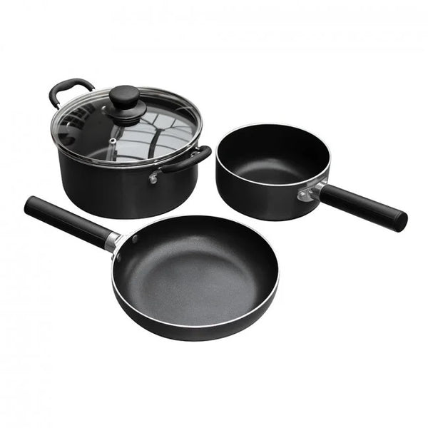 Outdoor Revolution Koga 3 Piece Induction Pan Set Blue Diamond