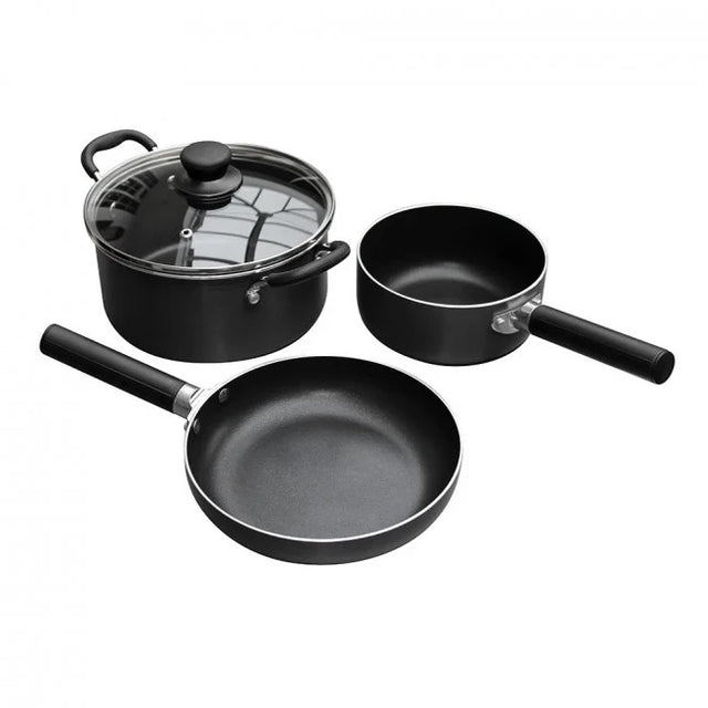 Outdoor Revolution Koga 3 Piece Induction Pan Set Blue Diamond