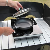 Outdoor Revolution Koga 3 Piece Induction Pan Set Blue Diamond
