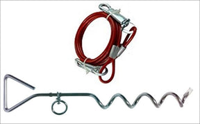 Dog Tie Out Stake & Tether with 4metre (13ft) Lead STREETWIZE