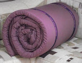 Duvalay Memory Foam Sleeping Bag Plum  - 190cm x 66cm x 2.5cm DUVALAY