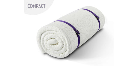 Duvalay Compact Memory Foam Travel Topper - 190cm x 66cm x 2.5cm DUVALAY