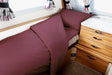 Duvalay Memory Foam Sleeping Bag Plum  - 190cm x 66cm x 2.5cm DUVALAY