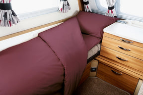 Duvalay Memory Foam Sleeping Bag Plum  - 190cm x 66cm x 2.5cm DUVALAY