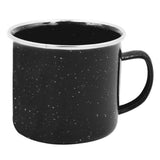 OTTERDENE Enamel Camping Mug 12oz Black Otterdene