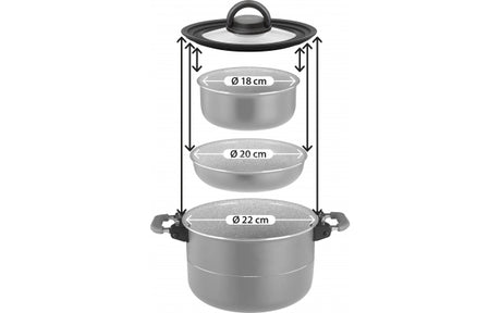 Brunner Fusion 7+1 Cookset 20cm Brunner