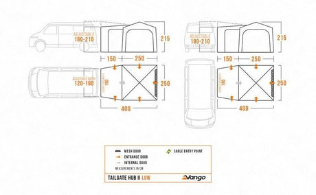 2026 Vango Tailgate Hub II Low Smoke Vango