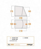 Vango Tall Annex Elements Shield - Balletto Vango
