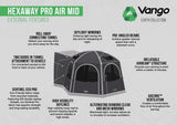 2026 Vango HexAway Pro Air Mid Shadow Grey VANGO