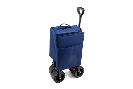 Outdoor Revolution Fold Down Camping Wagon With Wide, Robust Detachable Wheels Blue Diamond