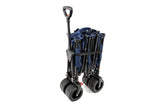 Outdoor Revolution Fold Down Camping Wagon With Wide, Robust Detachable Wheels Blue Diamond