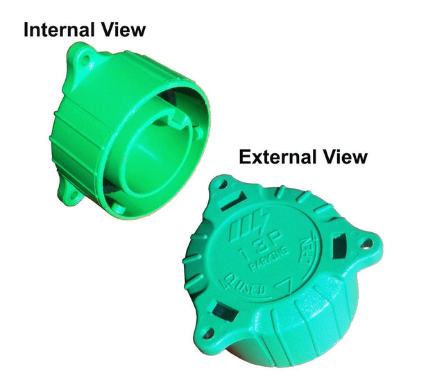 13 Pin Plug Alignment Tool & Parking Cap (Blue or Green) HIGHBRIDGE CARAVANS