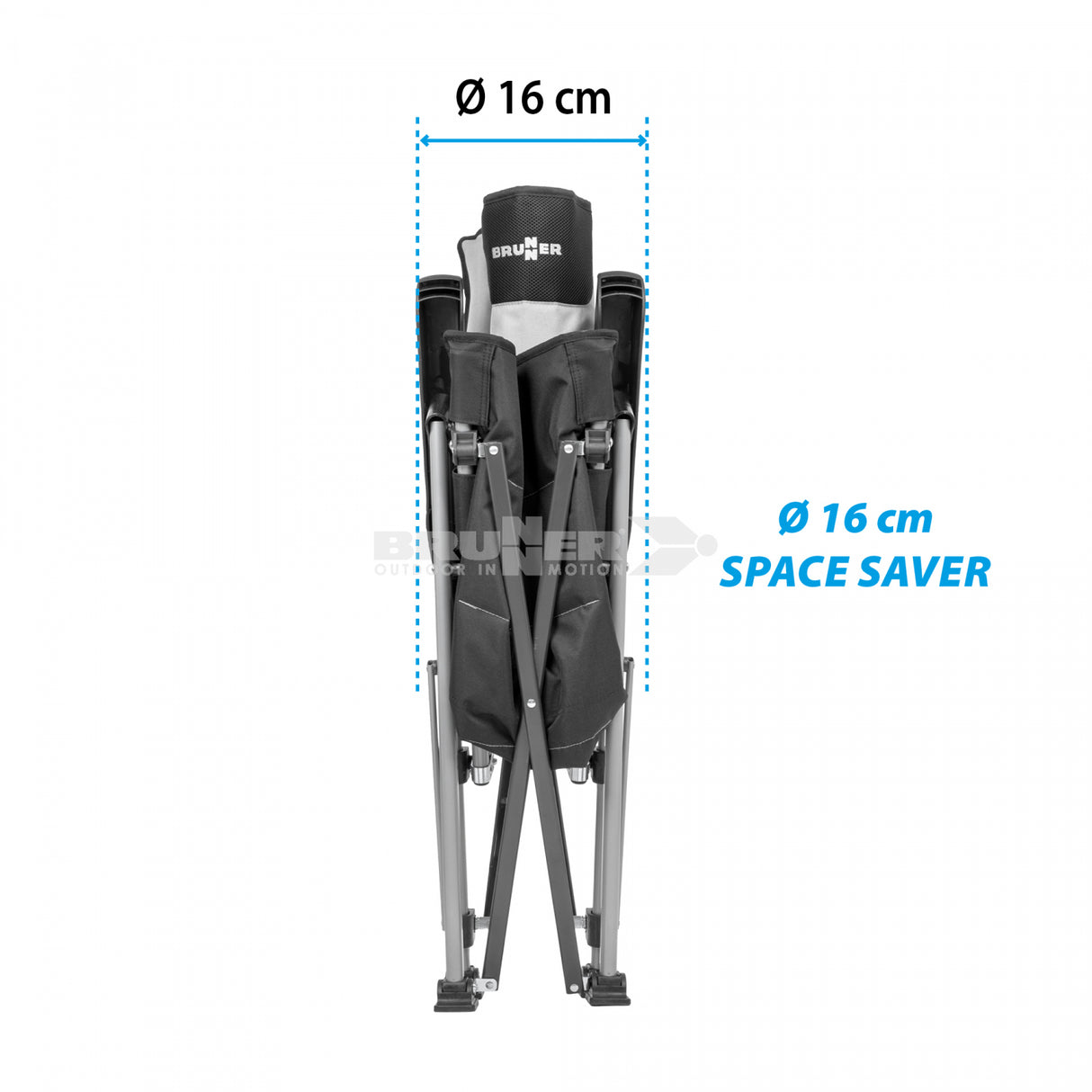 BRUNNER RAPTOR HIGHBACK GREY Brunner