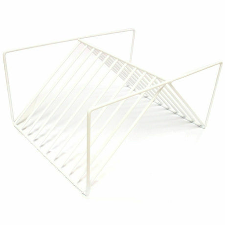 WIRE PLATE RACK WHITE Grove Products
