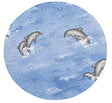 Non slip Shower Mat - Dolphin pattern Quest