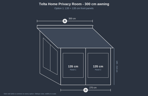 Telta Home Privacy Room Package Highbridge Caravan Centre