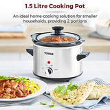 Tower Stainless Steel 120W Slow Cooker - 1.5L Highbridge Caravan Centre
