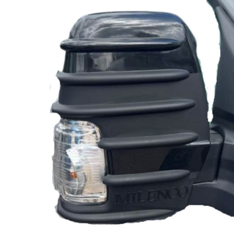 Milenco mirror protector x 2 Short Arm Ford Transit Black MILENCO
